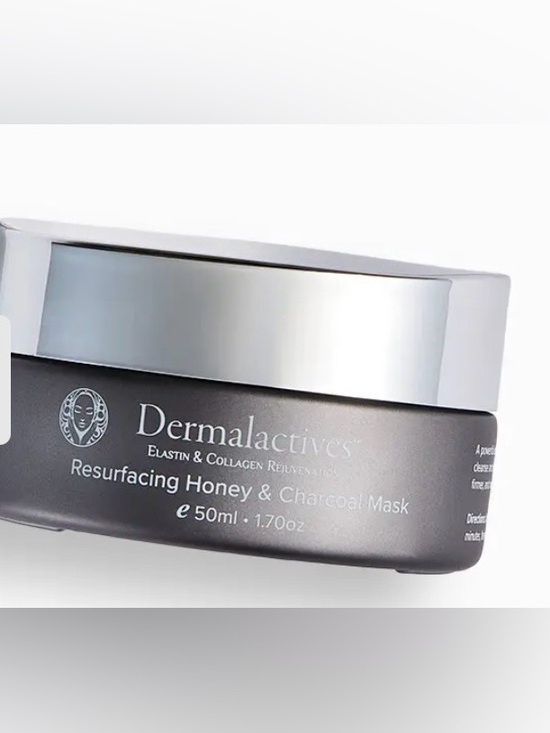 Dermalactives Other - Dermalactives Resurfacing Honey & Charcoal Mask — Silver/Gray